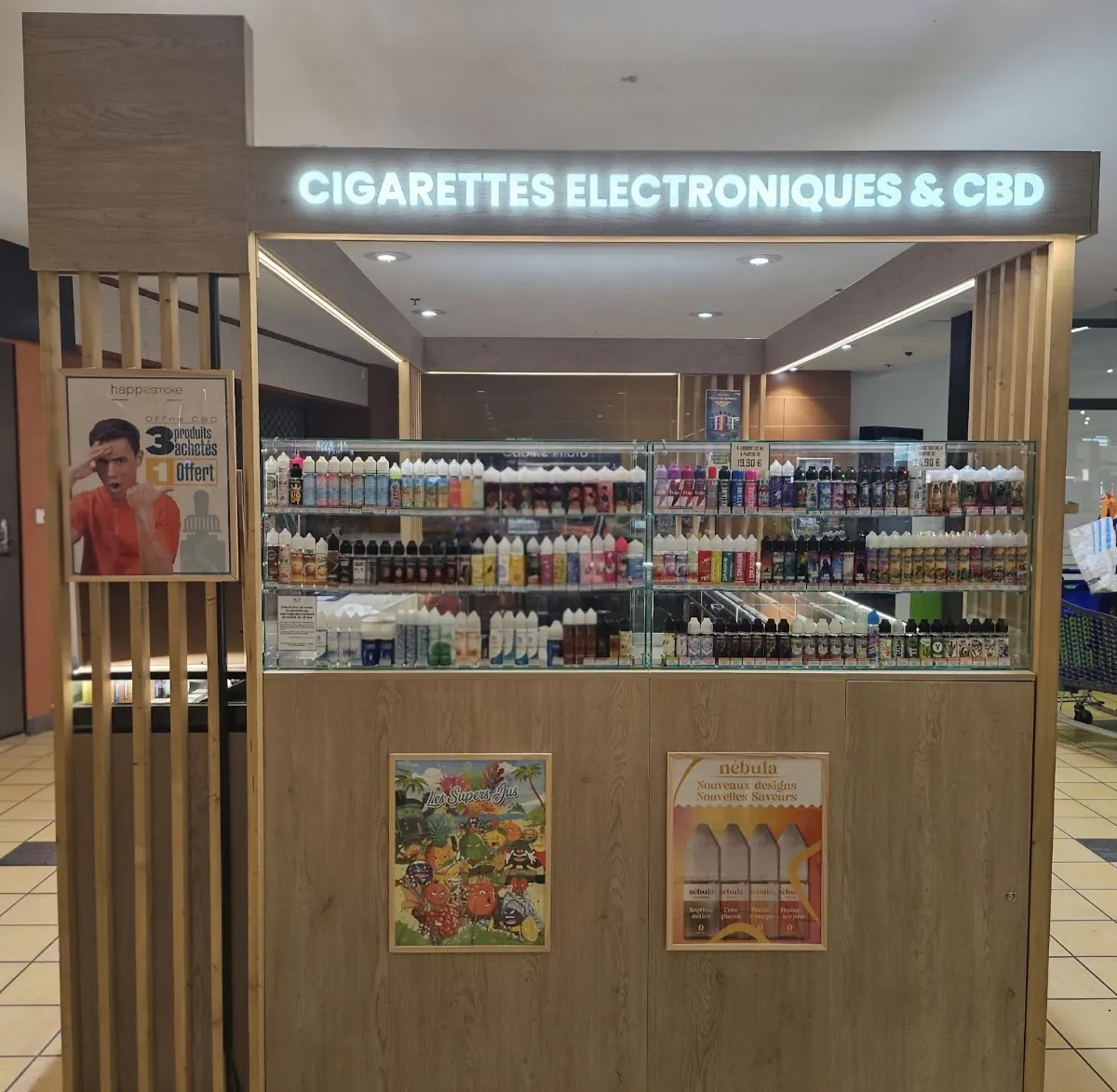 Corner e-liquides HappeSmoke Auxerre
